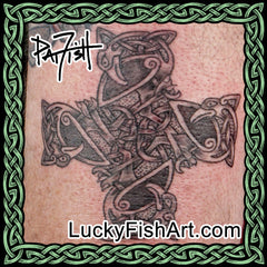 Celtic Animal Cross Tattoos