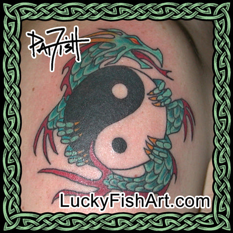 Yin Yang Tattoo Designs