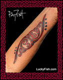 La Tene tattoo from sword pattern