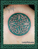 Wheel of Friendship Tattoo with Celtic Design