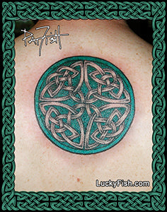 Wheel of Friendship Tattoo with Celtic Design