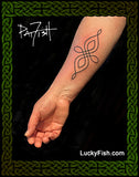 Unconditional Infinite Love Tattoo Design