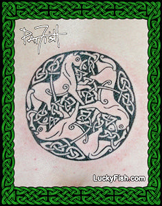 Epona the Horse Goddess Celtic Tattoo Design