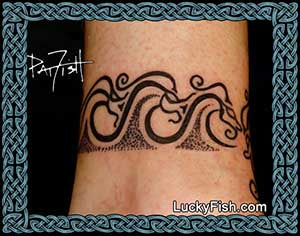 Hablingbo SeaMonsters Viking Tattoo Design 
