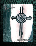 Protection Cross Celtic Tattoo Design