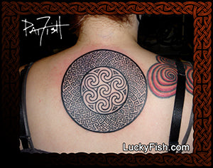 Key Whole Celtic Pictish Tattoo Design
