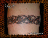 Band Spiral Celtic Tattoo Design Irish