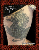 Knotwork War Horse Celtic Tattoo Design