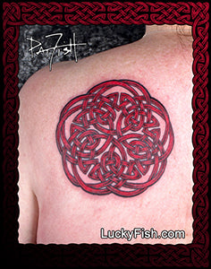 Mystic Rose Celtic Tattoo Design