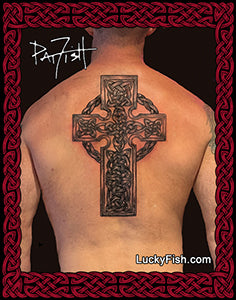 Soldier Cross Celtic Tattoo Design Pattern