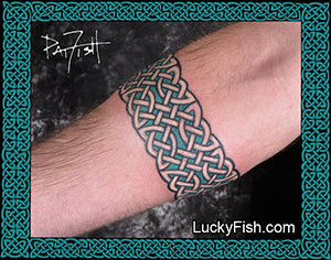 Galway Tattoo Band with Celtic Design