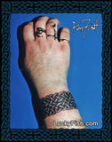 Galway Tattoo Band with Celtic Design