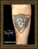 Celtic trinity knot tattoo design