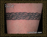 Eternal Link Band Celtic Tattoo Design  dark
