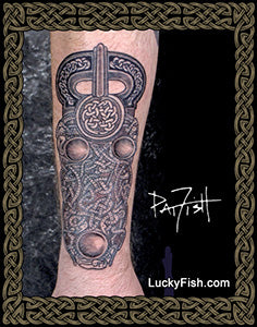 Saxon Sutton Hoo Buckle Tattoo