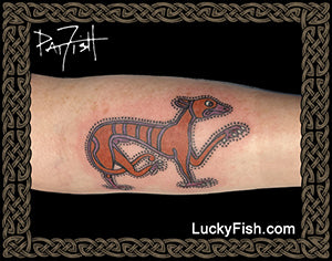 Kells Hound Tattoo Design