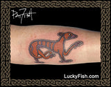 Kells Hound Tattoo Design