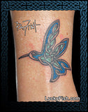 knot hummingbird Celtic tattoo design