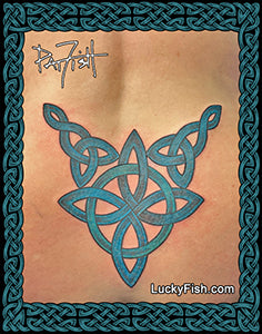 Gypsy Good Luck Mark Tattoo Design