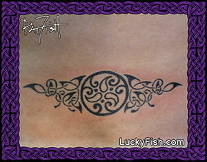 Goddess Gaia Celtic Tattoo Design