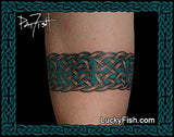 Kings' Celtic Braid Tattoo Band Design