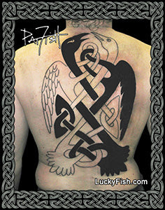 Dualism Birds Celtic Tattoo Design 1