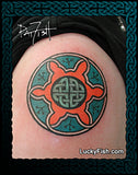 Haggadah circular Jewish Celtic Tattoo Design