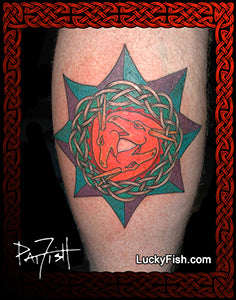 Drac Celtic Dragon Tattoo Design
