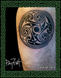 Tara spirals Celtic Tattoo Design