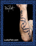 DNA Crop Circle Tattoo Design 2