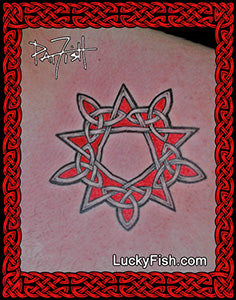 Star Bright Celtic Tattoo Design