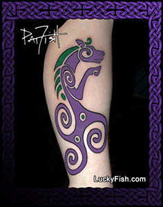 Neolithic Horse Celtic Tattoo Design 1