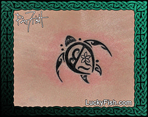 Tortuga Tribal Tattoo Design