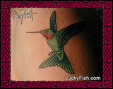 Hummerette Tattoo Design hummingbird