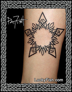 Speed Star Celtic Tattoo Design