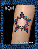 Speed Star Celtic hot rod Tattoo Design