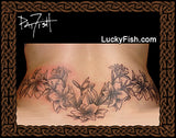photo of Lily Belt Tattoo Design