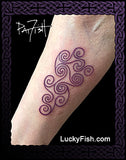 Pictish Warrior Tattoo Design feminine