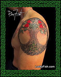 Heart Tree of Life Tattoo Design