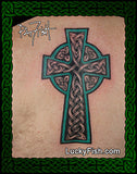 photo of Celtic Tattoo Cross of Intimidation Design 