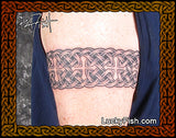 Kings' Celtic Braid Tattoo Band Design