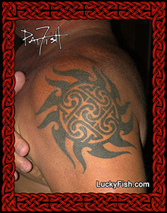 om sun tattoo designs for men