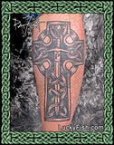 Knight's Cross Celtic Memorial Tattoo Design