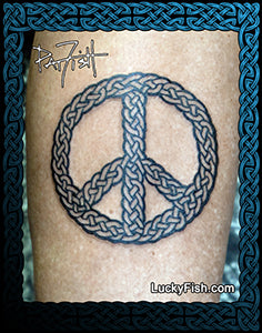 Infinite Peace Celtic Tattoo Design