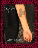 Triple Spiral Celtic Tattoo Design
