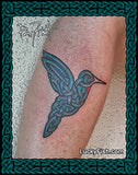 celtic hummingbird tattoo 10