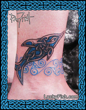 Celtic Dolphin Tattoo Design