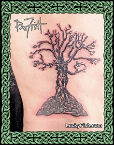 oak tree tattoos forearm