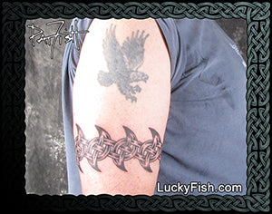 Celtic Shark Fin Tattoo Design