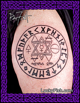 Protection Runes Tattoo Design